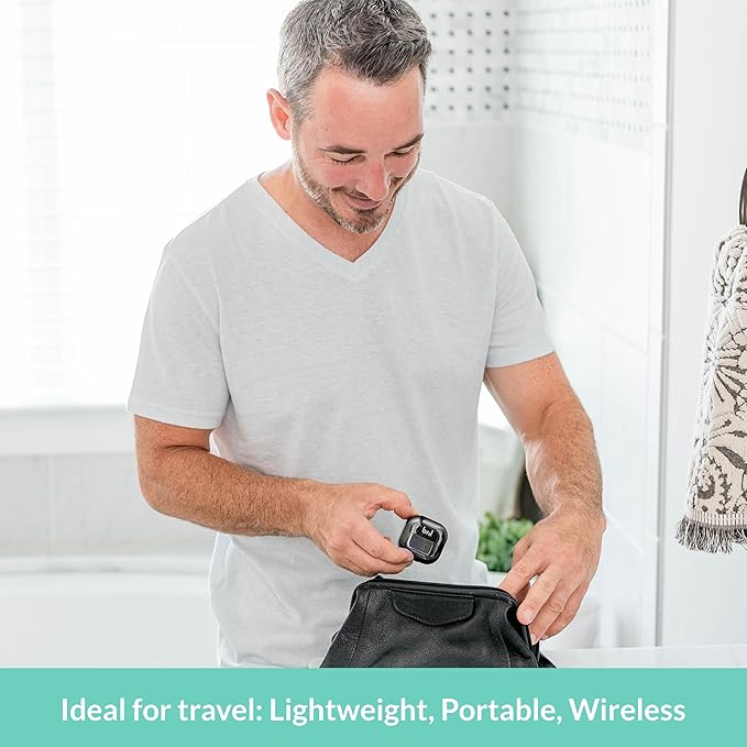 Bril UV-C Toothbrush Sanitizer, Portable Cleaner, Travel Cover, Magnetic Holder, and Rechargeable Case for Any Size Toothbrush, Multi-Pack-Ruum Studio Home