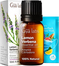 Gya Labs Lemon Verbena Essential Oil for Diffuser - 0.34 Fl Oz - 100% Pure Natural Lemon Verbena Oil for Skin, Hair, Perfume, Bath Bombs & Candle Making Scent-Ruum Studio Home