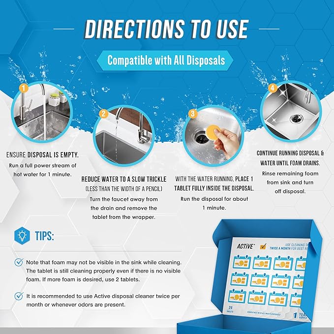 Washing Machine Dishwasher & Disposal Cleaning Tablets - Appliance Refresh Bundle Includes 12 Month Supply Cleaner Deodorizer, Washer Descaler, Disposer Freshener Deep 72-Ruum Studio Home