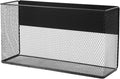 Black Magnetic Basket for Refrigerator, Black Magnetic Basket Organizer Magnetic Spice Rack, Magnetic Locker Organizer Holder for Kitchen Storage, Magazine, Whiteboard-Ruum Studio Home