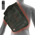 Nano Heating Pad Pain Relief, Far Infrared Heating Electric Pad for Period Cramps Back Neck, Washable, Car, Portable, for Women Mom Elder,12V Safe, Remote 6 Heat&Time(12"x24", Grey)-Ruum Studio Home