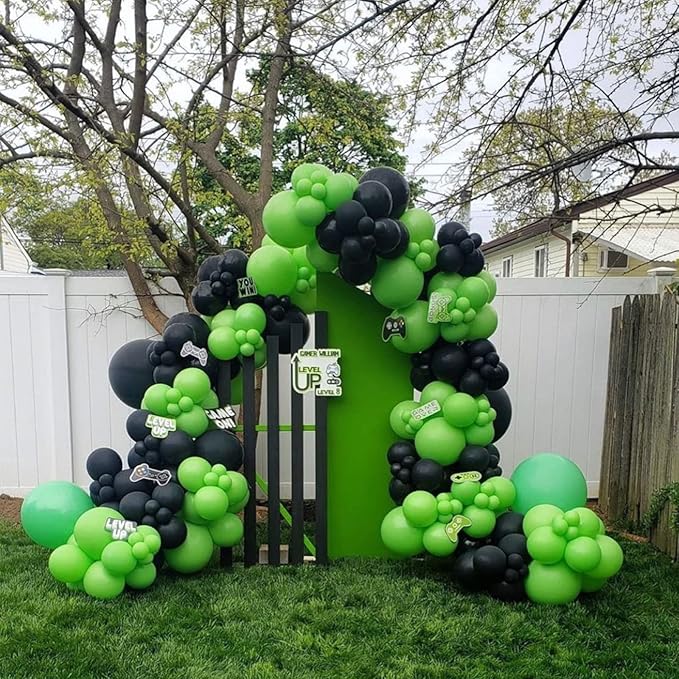 130pcs Lime Green Balloons Different Sizes 18" 12" 10" 5" Light Green Balloons for Birthday Dinosaur Baby Shower St. Patrick's Day Summer Jungle Forest Safari Party Decorations-Ruum Studio Home