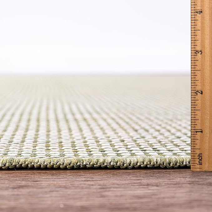 Keen Home Design Terrace Outdoor Area Rug - 4x6 Washable Indoor/Outdoor Rug for Patio, Kitchen, Balcony, Beach, Garden, Deck and Porch, Size: 3'10"x5'7"-Ruum Studio Home