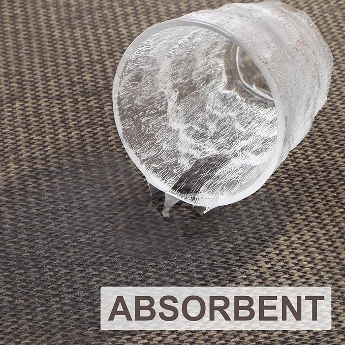 LEKEEPGO Door Mat 36"x59", Non Slip Door Mat Indoor Entrance, Rubber Backing Front Indoor Door Mats Washable Absorbent Low-Profile Doormat Entryway Entry Resist Dirt Inside Door Mats, Brown-Ruum Studio Home