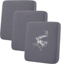 hyha Waterproof Couch Cushion Covers, Washable Sofa Cushion Slipcovers, Thick Stretch Jacquard Fabric, Couch Sofa Covers for Pets with Elastic Bottom (3 Pieces, Middle Grey)-Ruum Studio Home