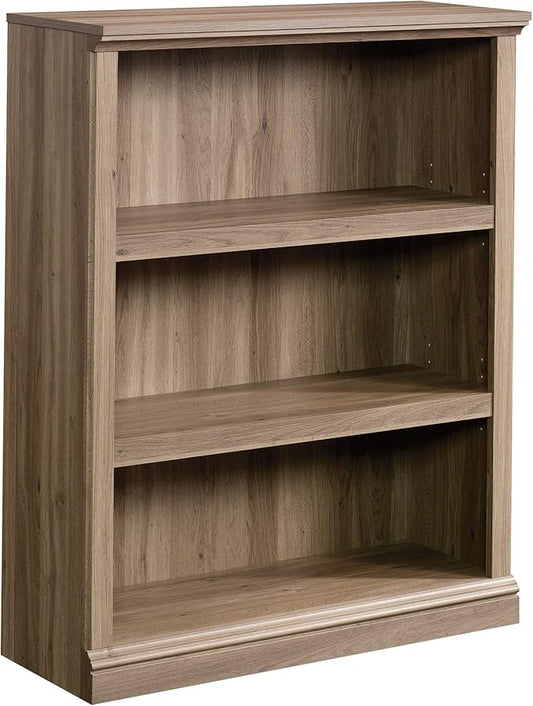 Sauder Miscellaneous Storage 3-Shelf Bookcase/ Book shelf, Salt Oak finish-Ruum Studio Home