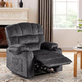 Recliner Chair Manual Modern Ergonomic Lounge Single Sofa Seat Living Room Lounge Recliners on Clearance Foam Filling-Ruum Studio Home
