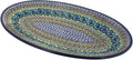 Blue Rose Polish Pottery Mardi Gras Oval Platter-Ruum Studio Home