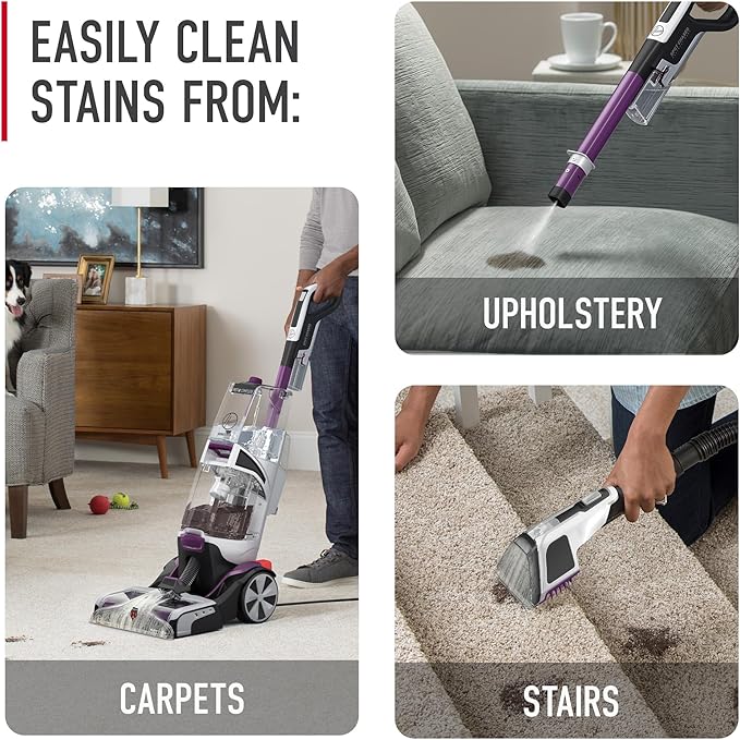 Hoover SmartWash Pet Automatic Carpet Cleaner Machine with Spot Chaser Wand, Deep Cleaning Carpet Shampooer Machine, Pair with a Hoover Carpet Cleaner Solution for a Bright, Refreshed Home-Ruum Studio Home