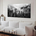 Black and White Canvas Wall Art for Office,Forest Wall Art for Bedroom Above Bed 24 x 48 Inch-Ruum Studio Home