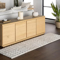 nuLOOM 2'6" x 8' Cozy Plush Area Rug, Machine Washable, Non-Slip, Soft Fluffy Shag Carpet for Living Room Bedroom Kids Room Nursery Home Decor, Jeni Grey-Ruum Studio Home