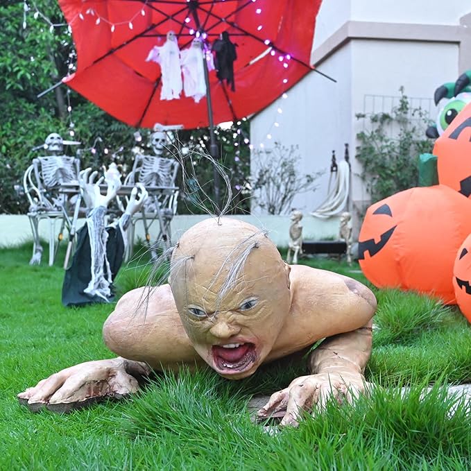 AW Halloween Zombie Prop Haunted House Party Yard Groundbreaker Decoration April Fool Day Outdoor Halloween Party 2025-Ruum Studio Home