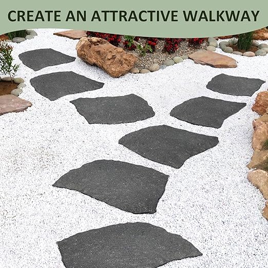 3 Pack Rubber Stepping Stones Outdoor Garden Rubber Pavers Pathway Walkway Paving Stones-Ruum Studio Home