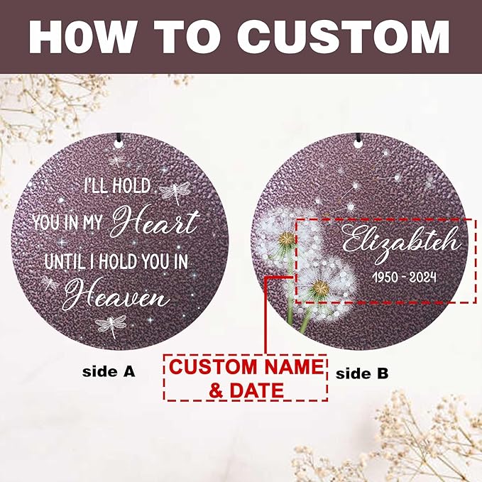 ASTARIN Personalized Memorial Wind Chimes, Customized Sympathy Deep Tone Wind Chime, Grief Gifts for Women Men Husband Wife, Windchimes in Memory of a Loved One Personalized-Ruum Studio Home