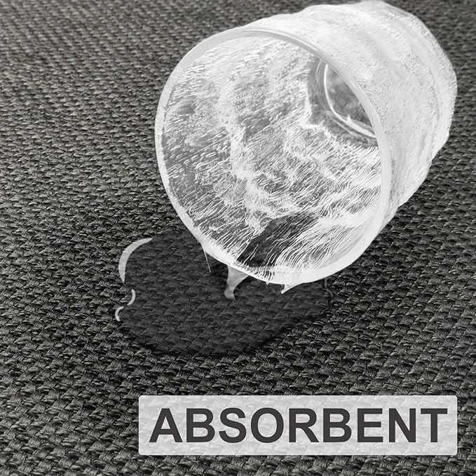 LEKEEPGO Door Mat 17"x29", Non Slip Door Mat Indoor Entrance, Rubber Backing Indoor Door mat Washable Absorbent Low-Profile Doormat Front Entryway Entry Resist Dirt Inside Door Mats, Grey-Ruum Studio Home