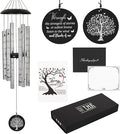 The Wind Chime CO Deep Tone Sympathy Wind Chime with 6 Andonized Aluminum Tubes Tuned Soothing Melody, Memorial Wind Chimes for Outside Decoration (Patio, Graden, Yard) 40"-Ruum Studio Home