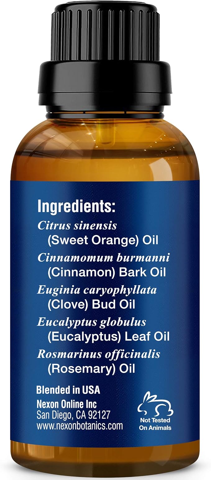 Robbers' Immunity Essential Oil Blend 30 ml - Immune Boost Aromatherapy for Diffusers - Natural Shield Against Impurities - Nexon Botanics-Ruum Studio Home