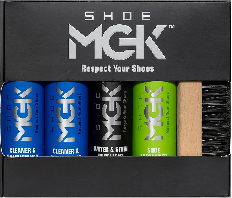 MGK Complete Kit: Shoe Cleaner, Care, Water & Stain Protection - Revitalize, Shield, and Freshen Sneakers, Leather, and Dress Shoes With Deodorizer-Ruum Studio Home