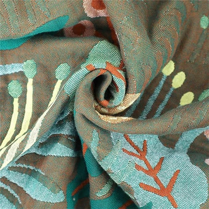 MSGKV 100% Cotton Throw Blanket for Couch Bed Sofa, Cotton Quilt Coverlet Reversible Mudcloth Throws, Soft Cozy Farmhouse Blankets 60''x 80'' Tiger Print Blanket for All Seasons-Ruum Studio Home
