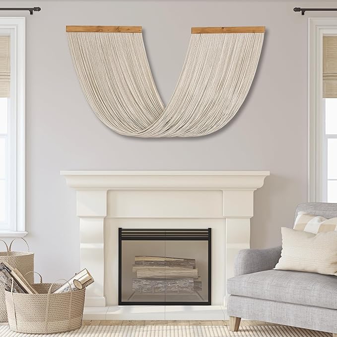 Knots & Beyond Macrame Wall Hanging Large, Boho Wall Tapestry, Bohemian Wall Decor, Fiber Wall Art-Ruum Studio Home