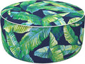 LVTXIII Inflatable Stool Ottoman Footrest with Handle, All Weather Foot Rest, Indoor or Outdoor Use for Home Patio Garden and Camping, D21 x H9, Hanalei Lagoon-Ruum Studio Home