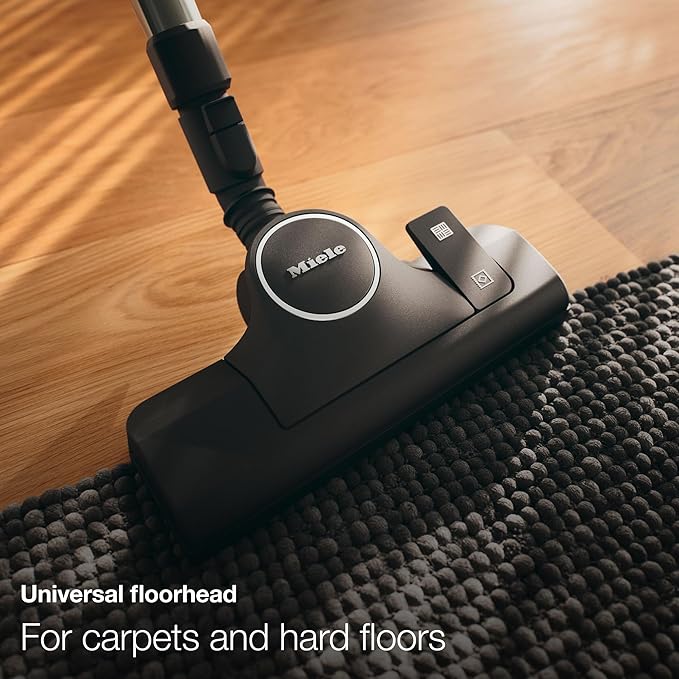 Miele Boost CX1 PowerLine SNRF0 Bagless Canister Vacuum Cleaner in Lotus White, Compact-Ruum Studio Home