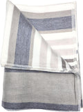Alpaca Wool Throw Blanket | Super Soft, Lightweight, Breathable and Hypoallergenic | Non-Itchy or Scratchy (Gray White Varicolored, Queen (U.S. Standard))-Ruum Studio Home