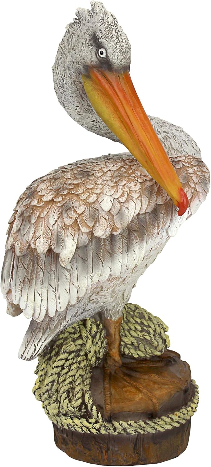 Design Toscano Ocean Side PIER 51 Pelican Statue-Ruum Studio Home