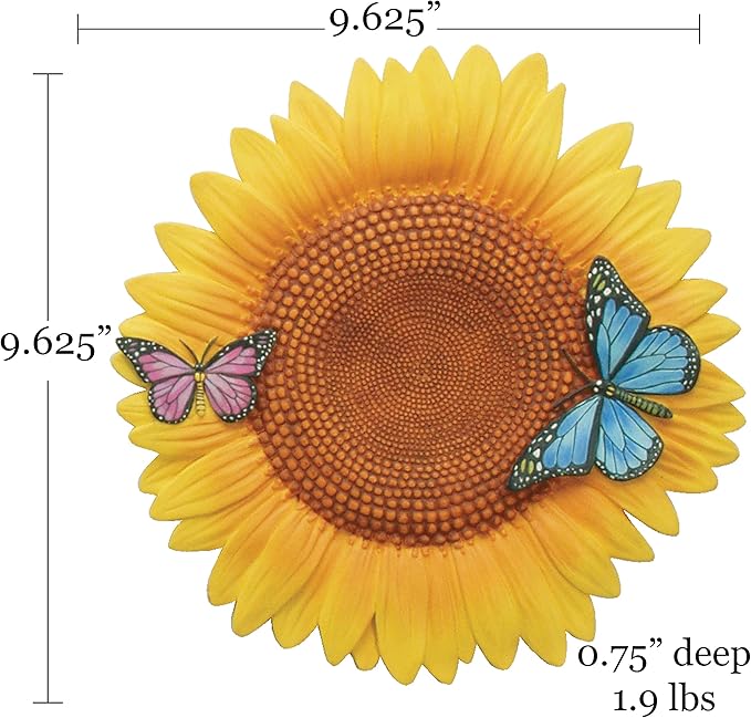 Spoontiques - Garden Décor - Sunflower Stepping Stone - Decorative Stone for Garden-Ruum Studio Home