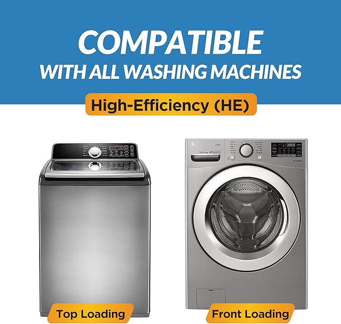 Washing Machine Cleaner Tablets - 24 Count 1-Year Supply | Formulated for Pet Owners | Pet-Friendly Deep Descaler | HE, Top & Front Load | Septic Safe & Eco-Friendly | Eliminates Odor & Residue-Ruum Studio Home