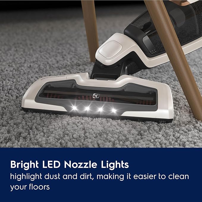 Electrolux Ergorapido Cordless 2-in-1 Vacuum Cleaner with High Suction Power and 180-Degree EasySteer Mobility, 48-Minute Run Time, 2 Power Modes, Satin White-Ruum Studio Home
