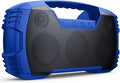 Houl Zallee IPX7 Waterproof Bluetooth Speaker, 40W (60W Peak) Portable Wireless Speakers, 32H Playtime, Stereo Loud Sound, Deep Bass, Bluetooth 5.0, Built-in Mic for Camping, Party, Gifts, Beach-Blue-Ruum Studio Home