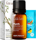 Gya Labs Myrrh Essential Oil for Skin - 0.34 Fl Oz - 100% Pure Natural Myrrh Oil for Diffuser, Face, Hair, Massages & Candle Making Scent-Ruum Studio Home