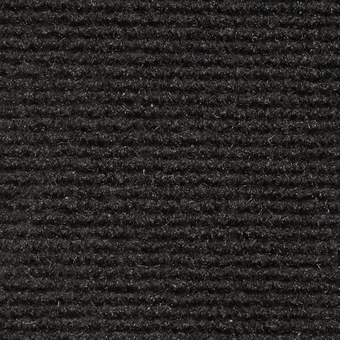 House, Home and More Indoor Outdoor Carpet with Rubber Marine Backing - Black - 6 Feet x 45 Feet - Durable, UV-Resistant - Adds Color and Comfort to Your Deck, Patio or Other Outdoor Rug Space.-Ruum Studio Home