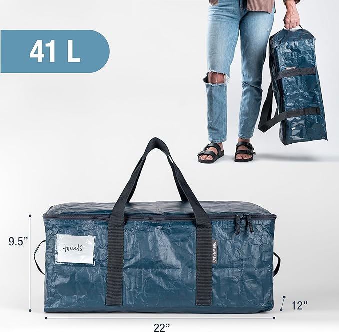 CleverMade Under Bed Storage Bag - Collapsible Storage for Shoes and Clothes Easy Use - Heavy Duty Utility Bag Home-Ruum Studio Home