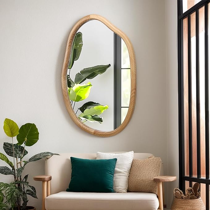 Irregular Mirror for Bathroom Vanity & Wall Decor - Asymmetrical Wall Mirror-Ruum Studio Home