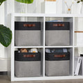 DULLEMELO 11x11 Cube Storage Bins for Cube organizer, Foldable Cube Storage Bins Baskets for Organizing Home Office Closet Shelves Toy Nursery,Fabric Cube Baskets Bin for Home organization-Ruum Studio Home