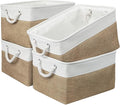 Storage Basket Fabric Sturdy Canvas Storage Bins Organizer with Handles for Clothes and Storage Foldable Storage Boxes Cubes-Ruum Studio Home