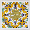 The Gears Clock Wall Clock Italy Collection with Moving Gears (Vietri, 36 inch Square)-Ruum Studio Home