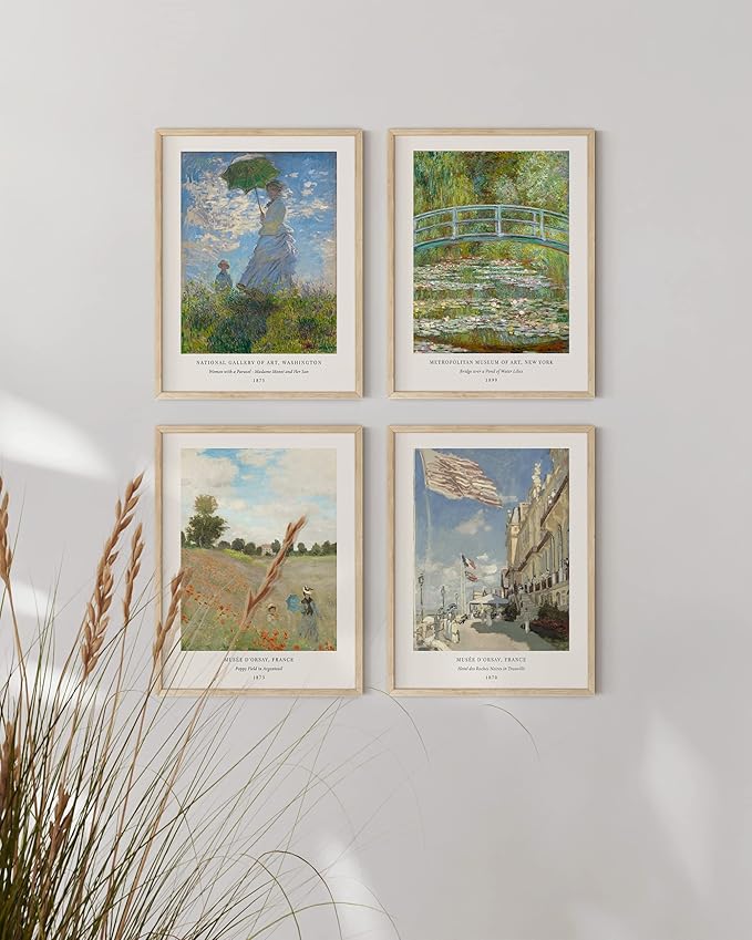 Haus and Hues 12x16 Natural Oak Wood Picture Frames Set of 15 - Premium Bulk Picture Frames 12x16 Bundle - Elegant Gallery Wall Frame Set for Posters, Art Display - Ideal for Wall Decor in Home &-Ruum Studio Home