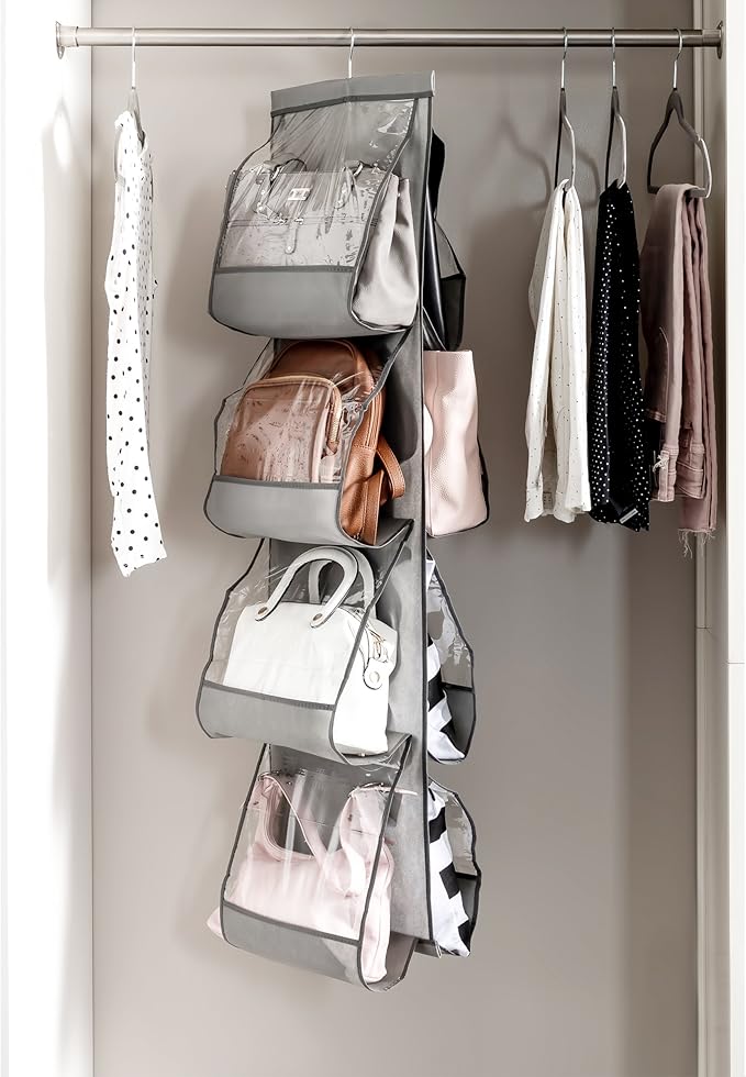 SNSLXH Closet Clear Handbag Organizer-Ruum Studio Home