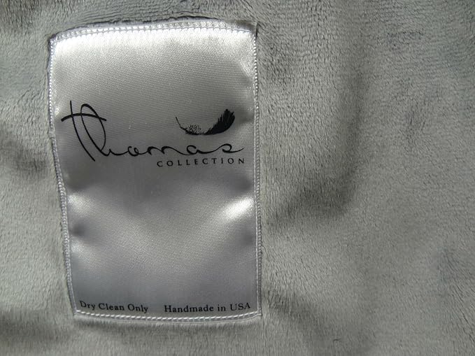 White Fox Faux Fur Throw Blanket & Bedspread - True White Gray - Luxury Soft Faux Fur, Handmade in USA, 16483-Ruum Studio Home