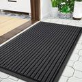 Yimobra Front Door Mat Outdoor Indoor Entrance, 100% Waterproof All-Season All Weather Doormat, Welcome Matt Outside Entry, Non Slip, Low Profile, Heavy Duty Patio Porch Floor Mats,36 x 17,Grey-Ruum Studio Home