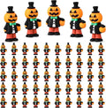 50 Pcs Halloween Mini Figurines Tiny Pumpkin Figures to Hide and Seek Rubber Wizard Miniatures Ornaments Gifts for Halloween Party Favors Table Decorations(Pumpkin)-Ruum Studio Home