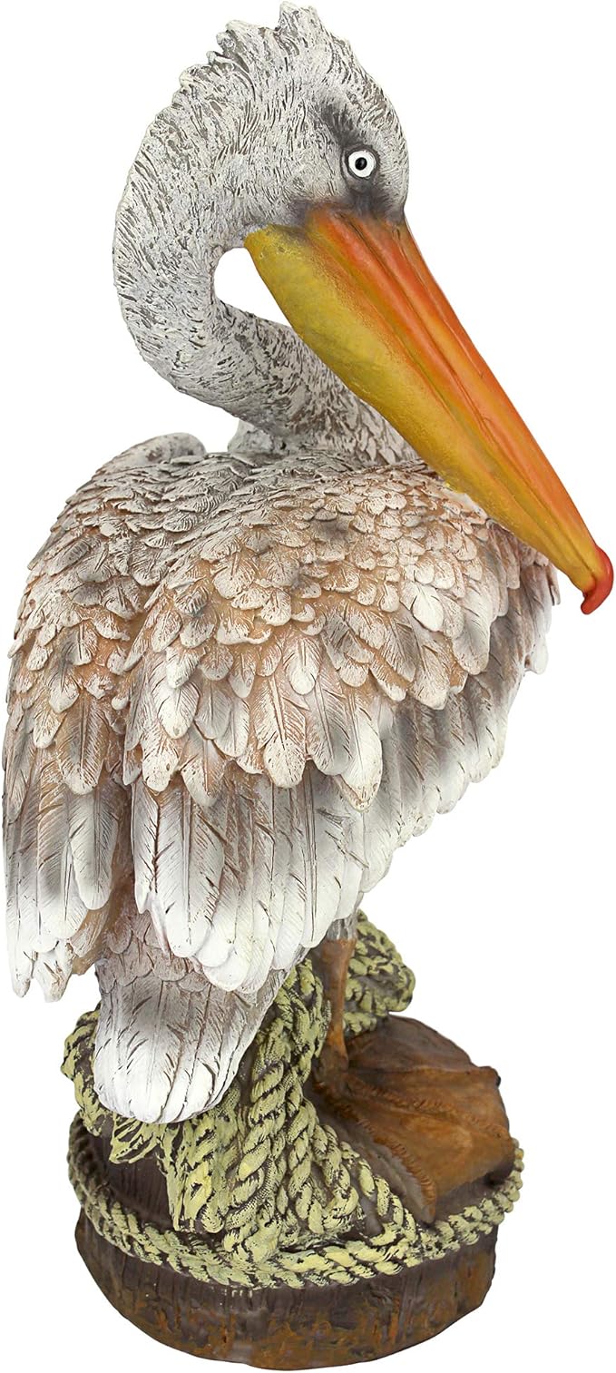 Design Toscano Ocean Side PIER 51 Pelican Statue-Ruum Studio Home