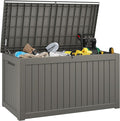 Outdoor Storage Box, 230 Gallon Deck Box, Waterproof and UV Resistant Large Resin Storage Bin, Organization and Storage for Patio Furniture, Outdoor Cushions, Garden Tools, Lockable-Ruum Studio Home