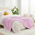 Snuggle Sac Bedding Blanket Light Purple Twin Size, Super Soft Warm Cozy Blankets for Bed, Living Room, Luxurious Microfiber Blanket Dupes, Heather Lilac, 60x80 inches-Ruum Studio Home