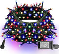 Dazzle Bright 300 LED Christmas String Lights, 100 FT Connectable Waterproof String Lights Green Wire with 8 Modes, Christmas Decorations for Indoor Outdoor Xmas Party Yard Garden (Multi Colored)-Ruum Studio Home