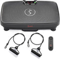 Sunny Health & Fitness Vibration Plate Exercise Machine, Full Body Vibrate Platform for Lymphatic Drainage with Multiple Speeds and Modes, Vibrating Plate Machine for Tension Relief & Weight Loss-Ruum Studio Home