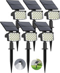 WELALO Solar Spot Lights Outdoor, 6 Pack/3 Modes Solar Landscape Spotlights, Adjustable Solar Powered Security Lights, IP65 Waterproof Wall Lights Solar Lights Outdoor for Walkway/Yard/Garden/Driveway-Ruum Studio Home